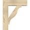 Ekena Millwork Funston Block Rough Sawn Bracket w/ Offset Brace, Douglas Fir, 6"W x 18"D x 22"H BKT0604X18X22FST05RDF - alternate 3